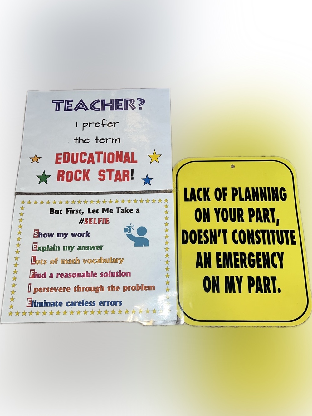 🔴Laminated Posters Inspirational Motivational Classroom School Teacher School